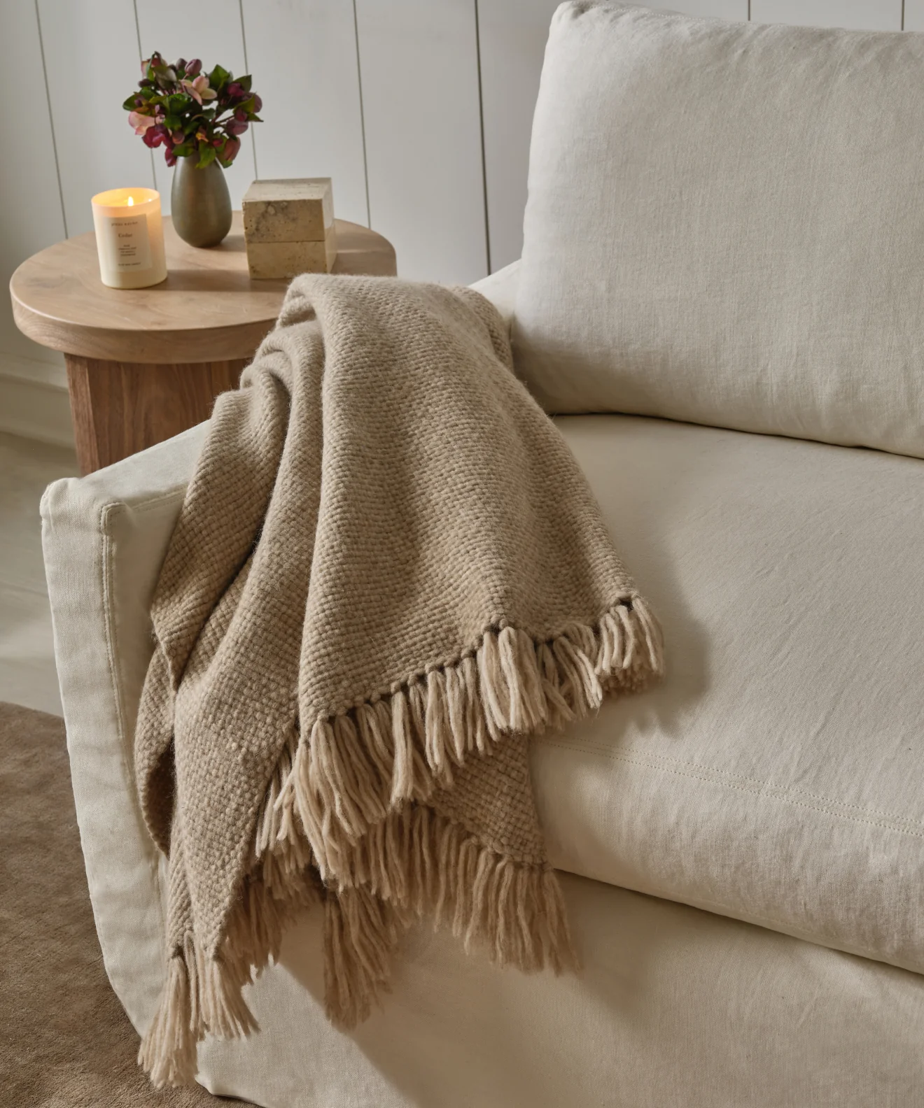 Alpaca Basketweave Throw - Image 3