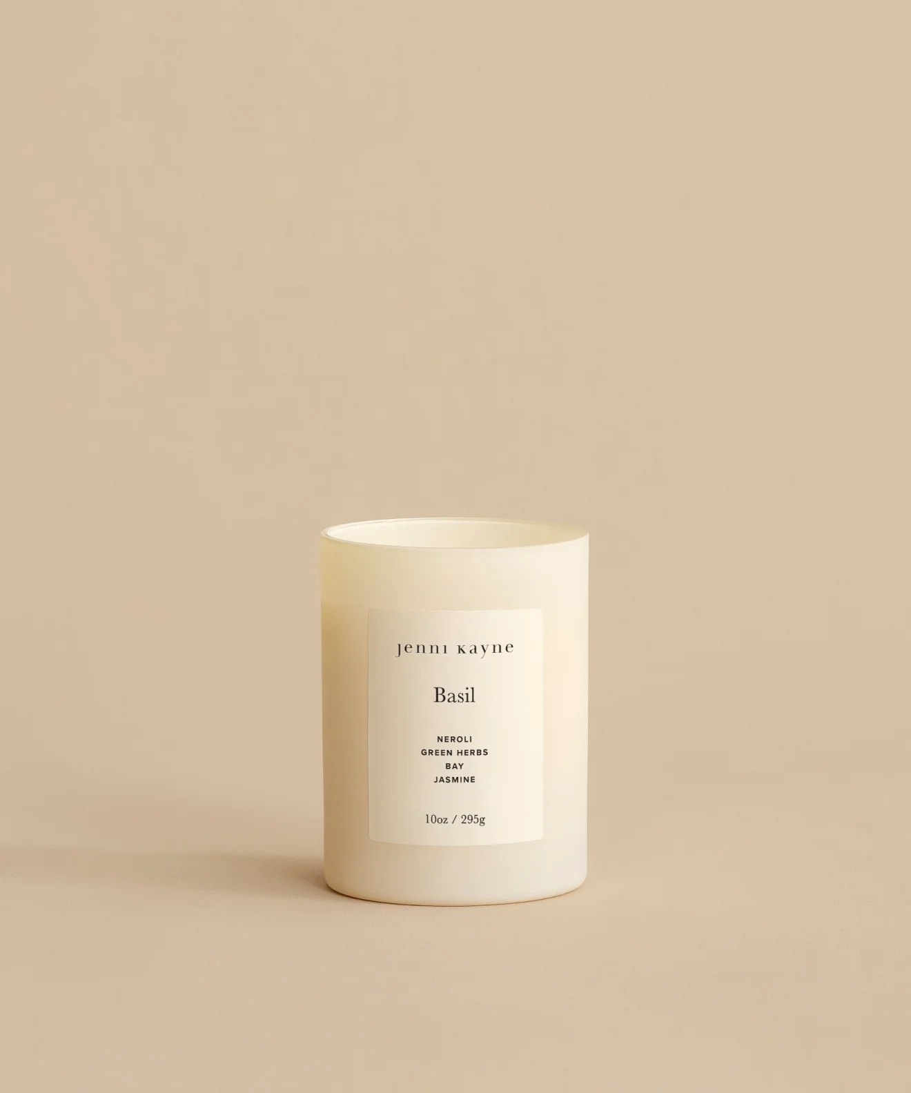 Basil Glass Candle