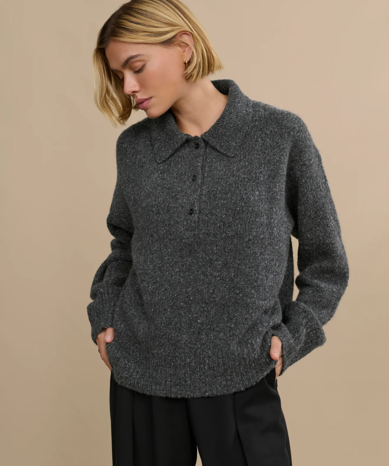 Cashmere Burke Polo - Image 3
