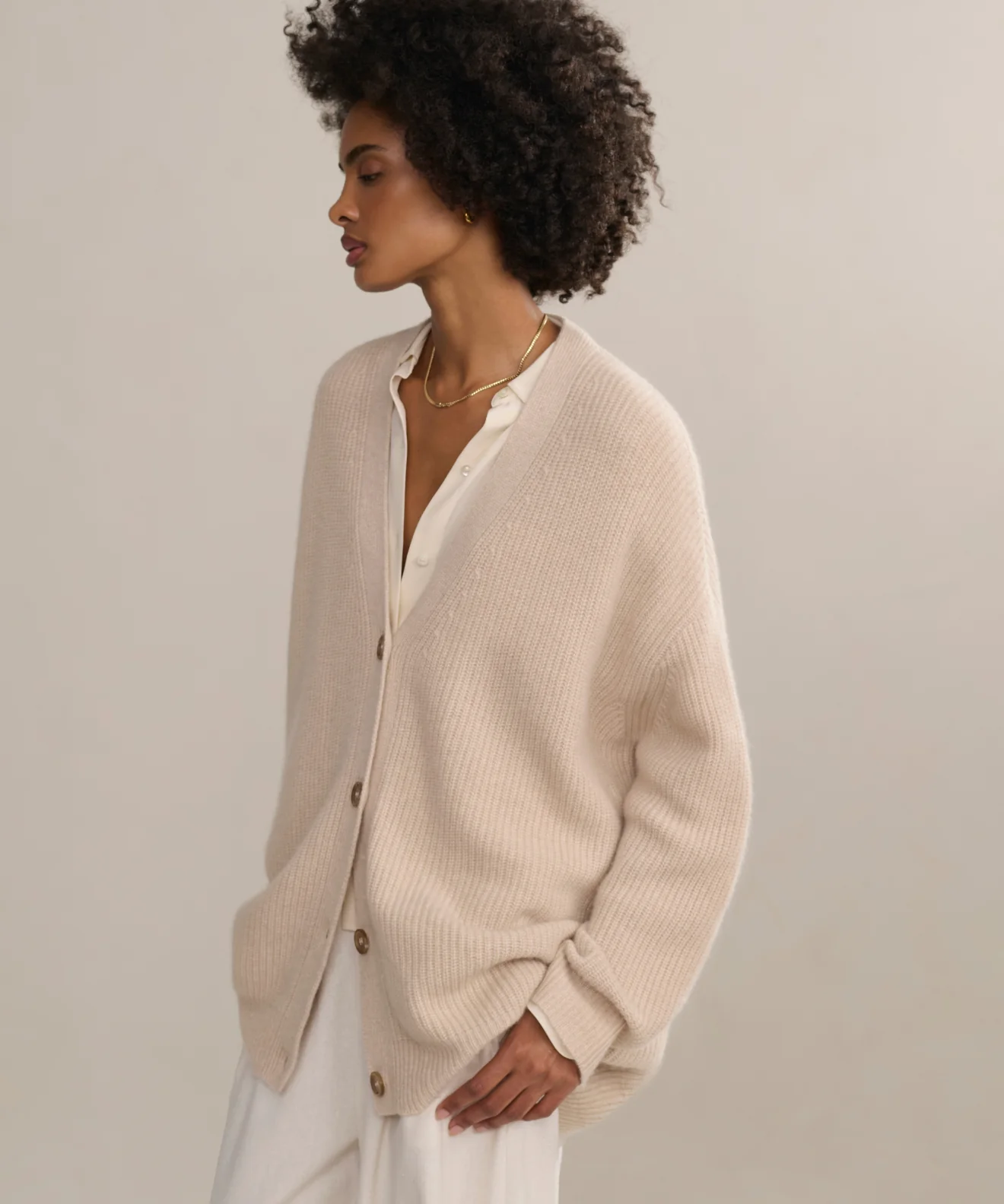 Cashmere Cocoon Cardigan - Image 3