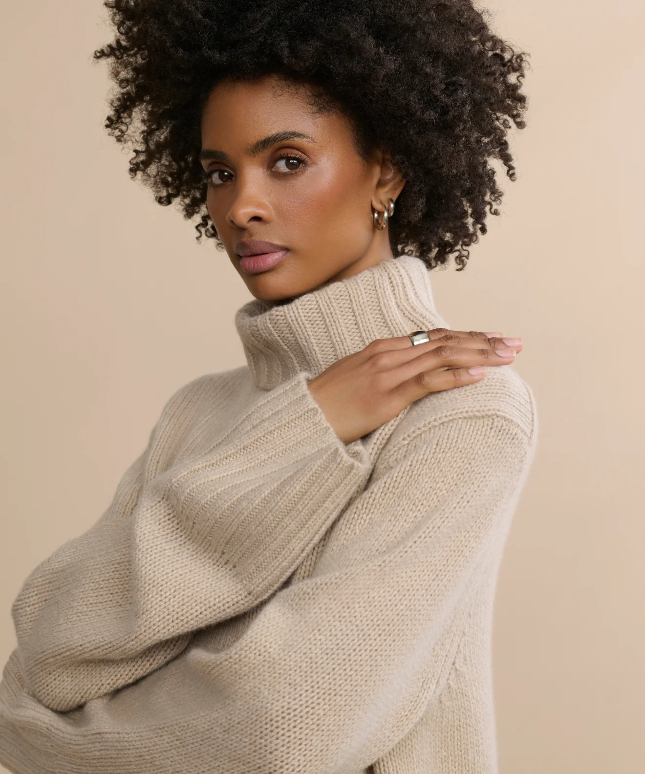 Cashmere Jet Turtleneck - Image 2