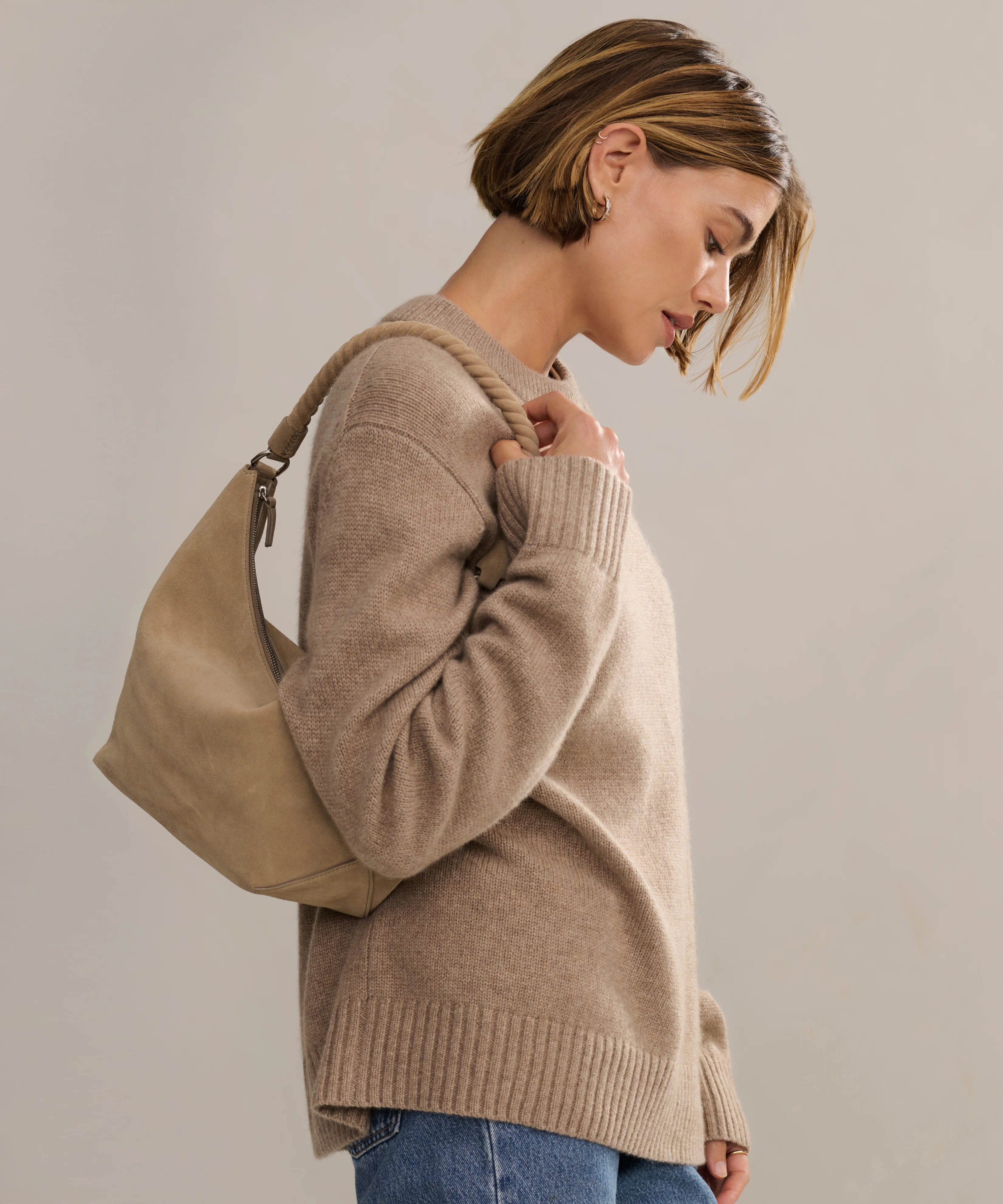 Cashmere Oversized Crewneck - Image 3