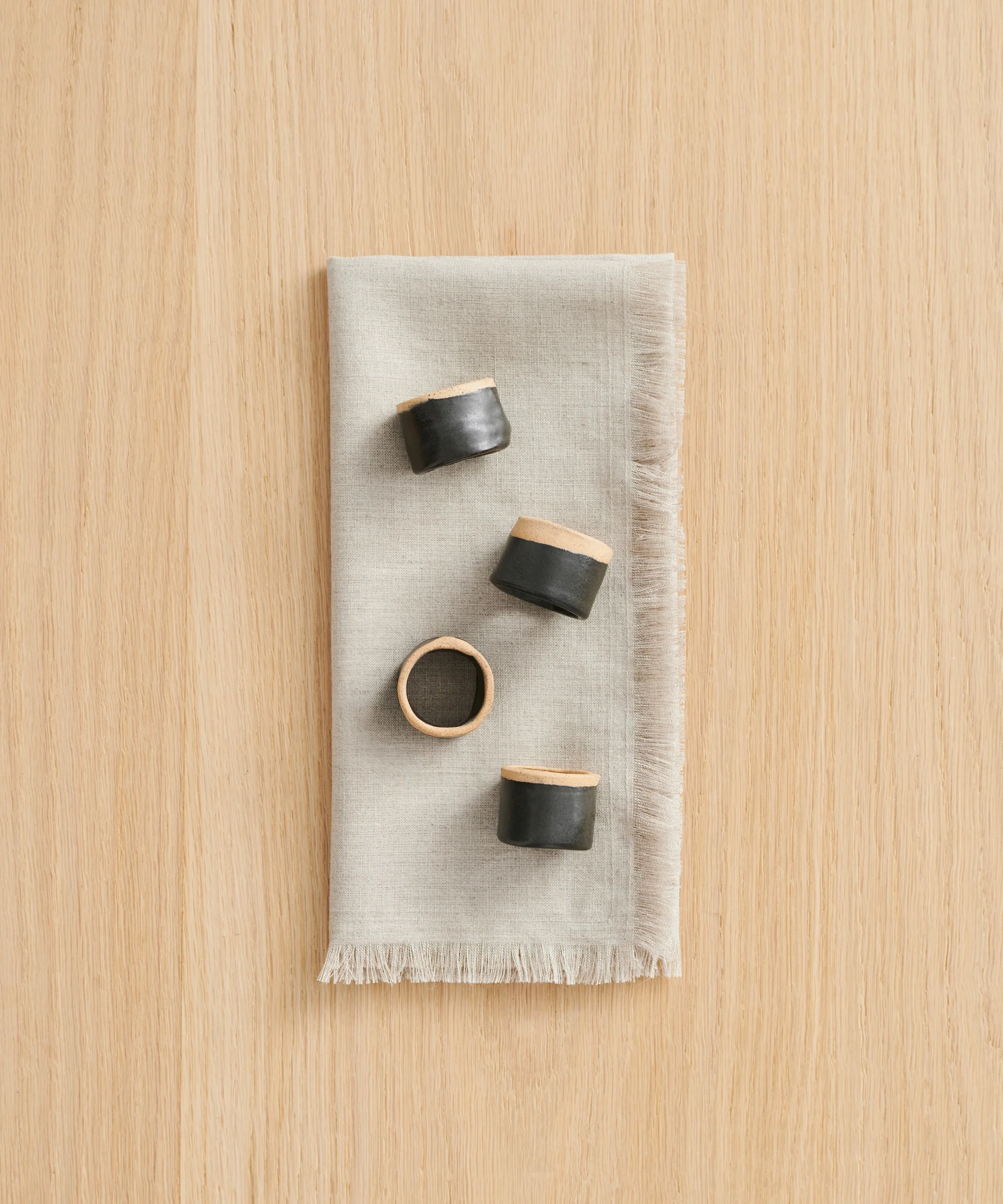Ceramic Napkin Rings Set of 4 - Image 3