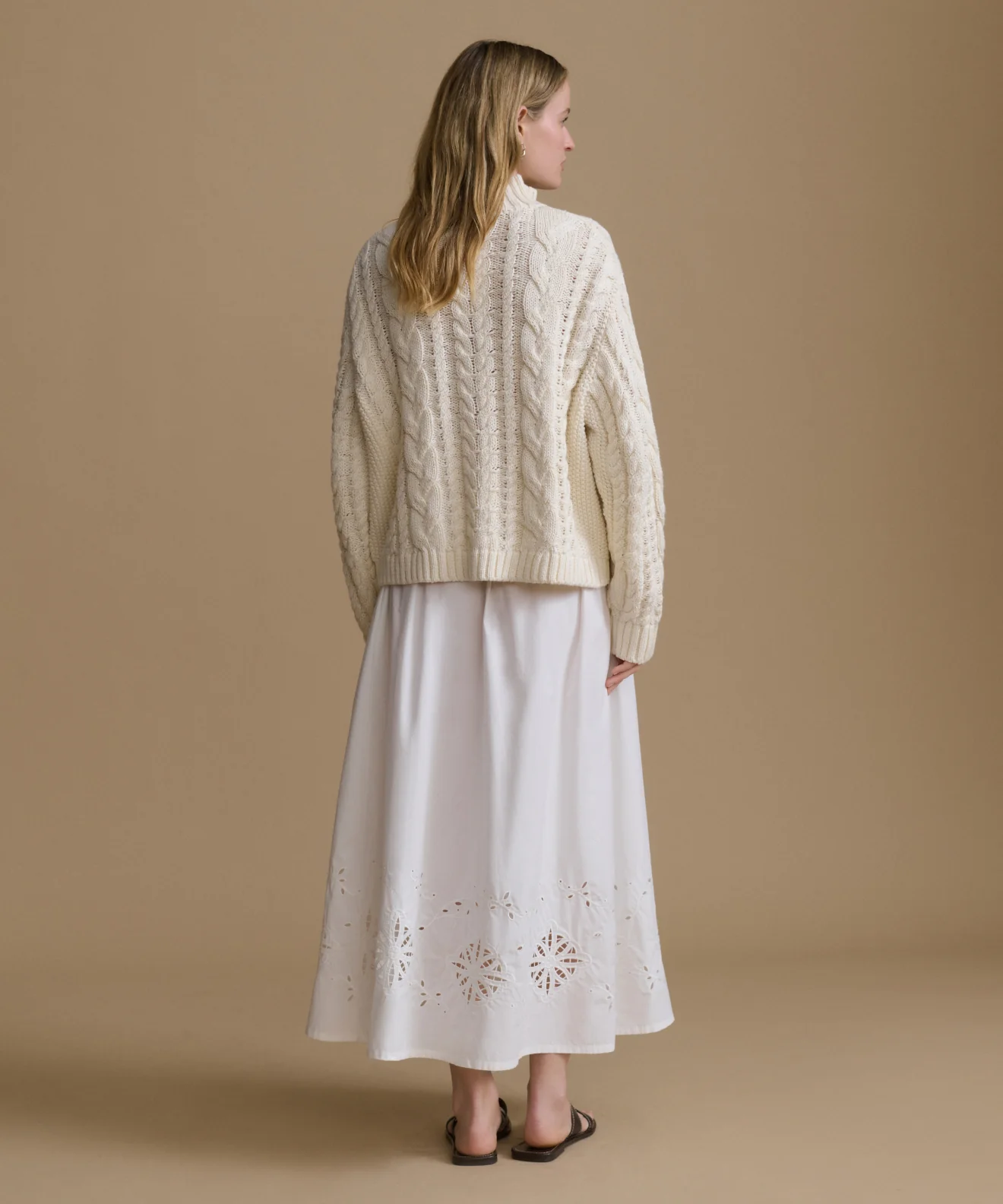 Cotton Cable Half Zip - Image 4