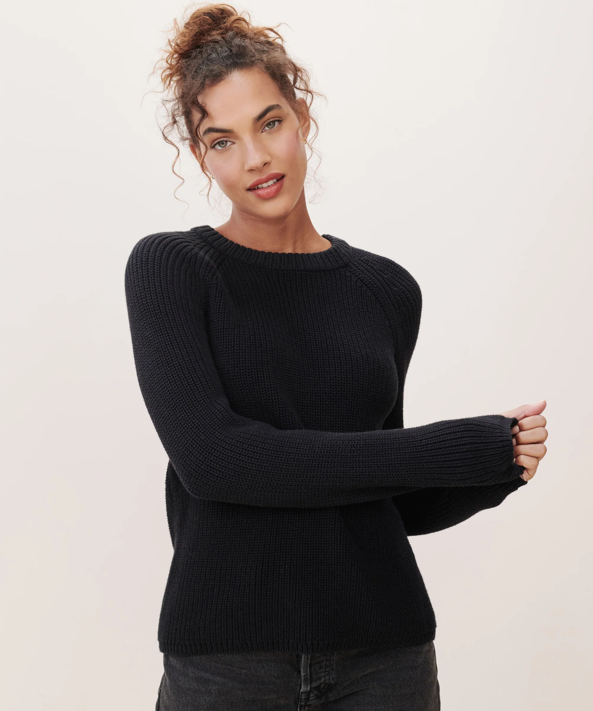 Cotton Fisherman Sweater - Image 2