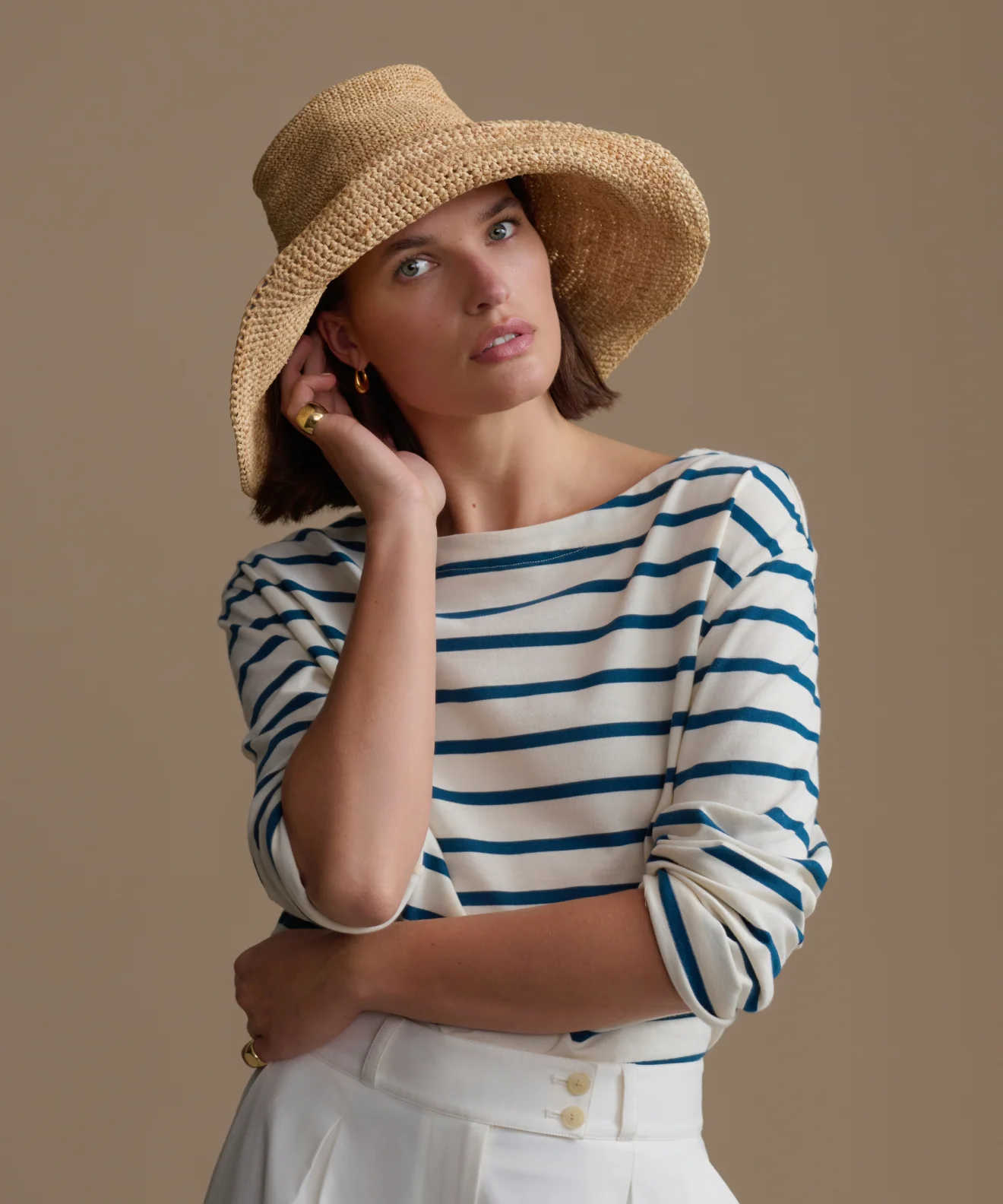 Crochet Raffia Sun Hat - Image 3