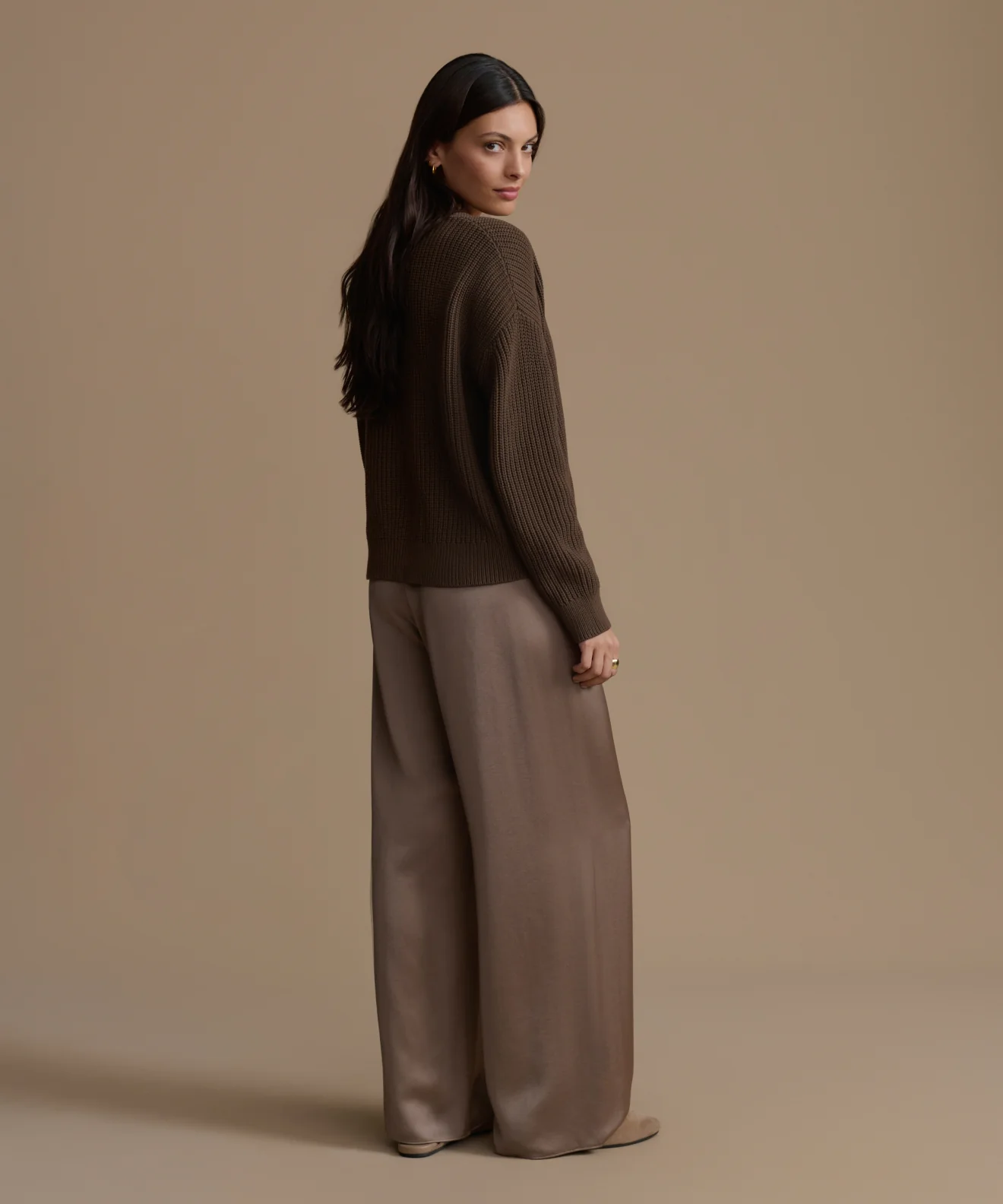 Cropped Cotton Cocoon Cardigan - Image 5