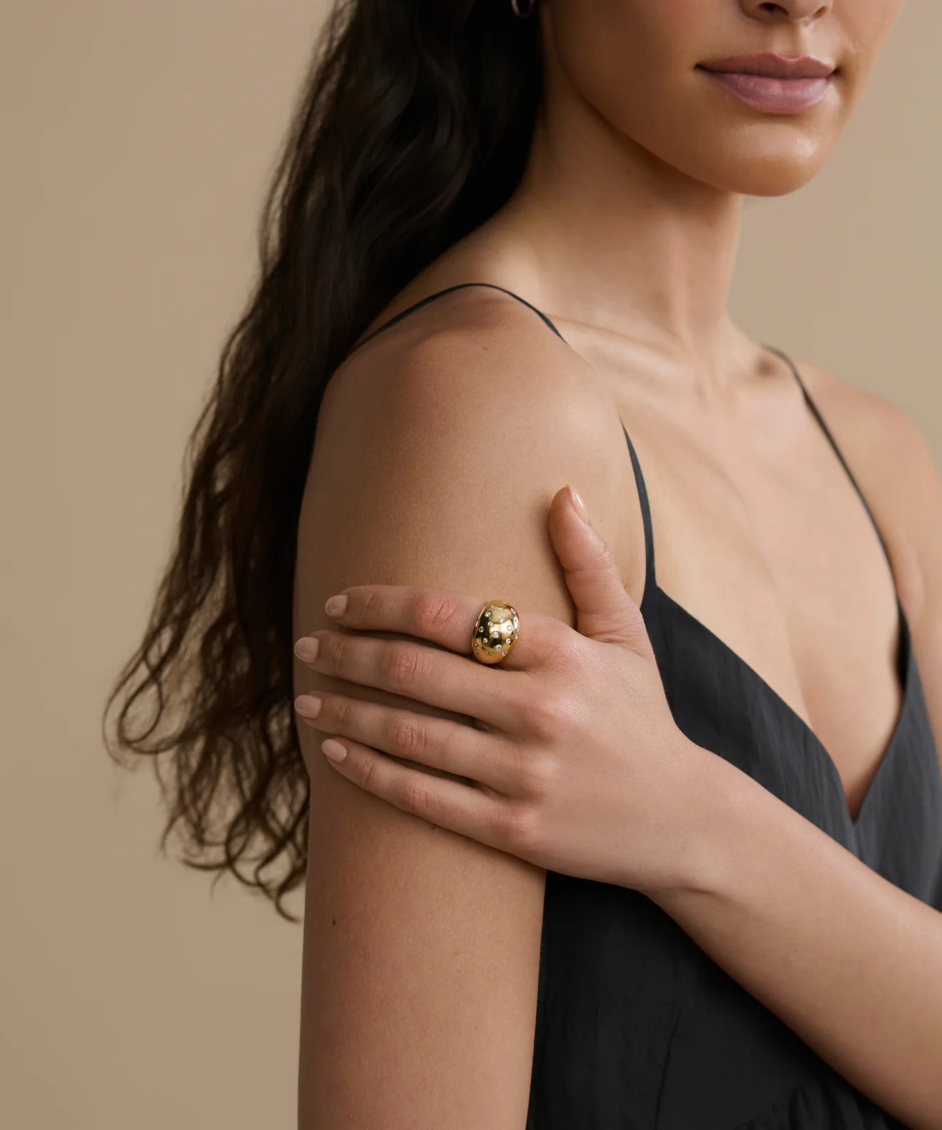 Diamond Felix Dome Ring - Image 2