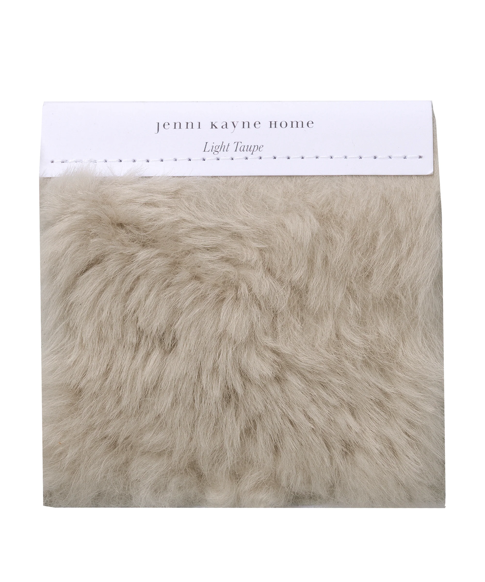 Fabric Swatch Light Taupe Shearling