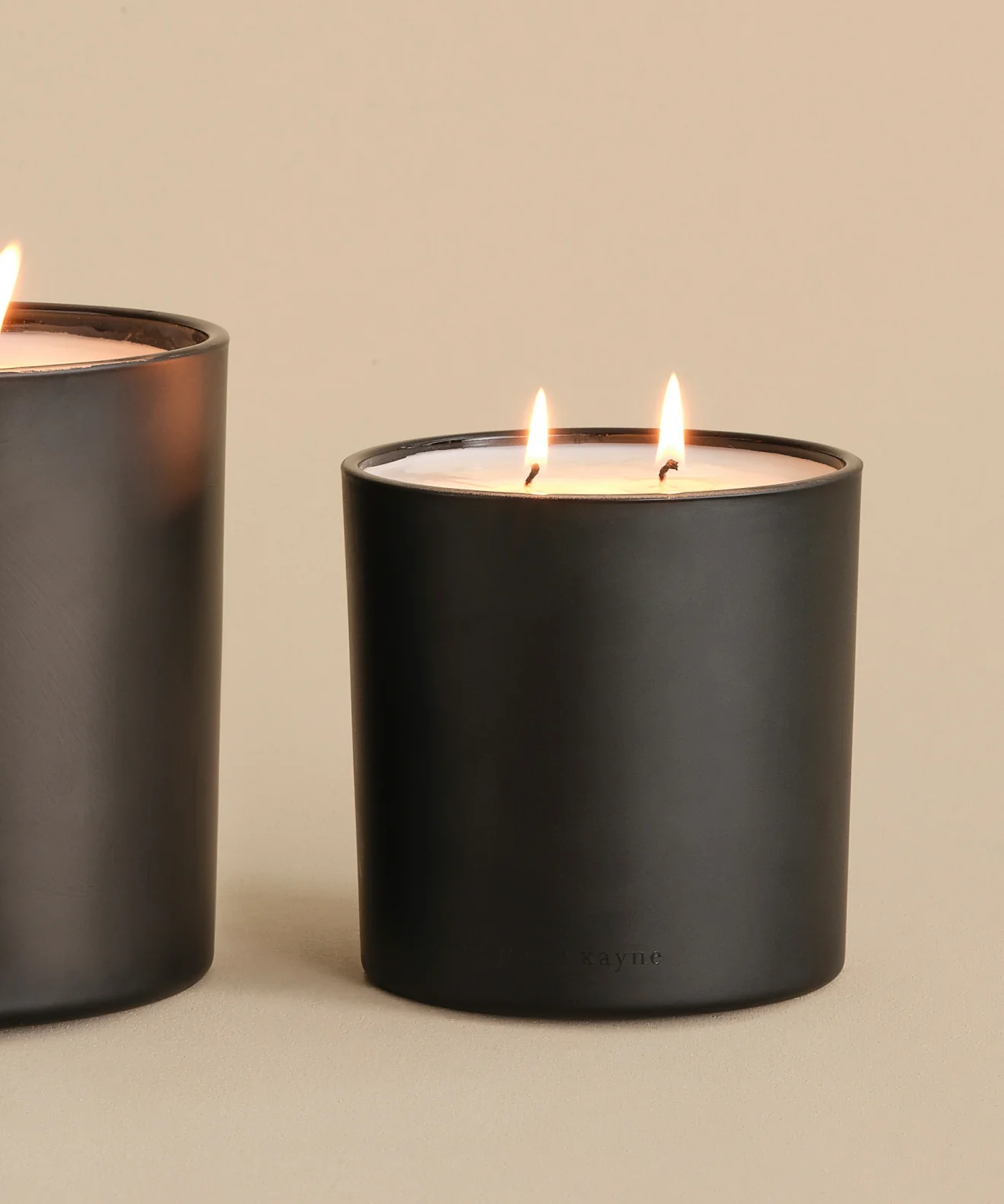 Large Cedar Glass Candle - Image 4