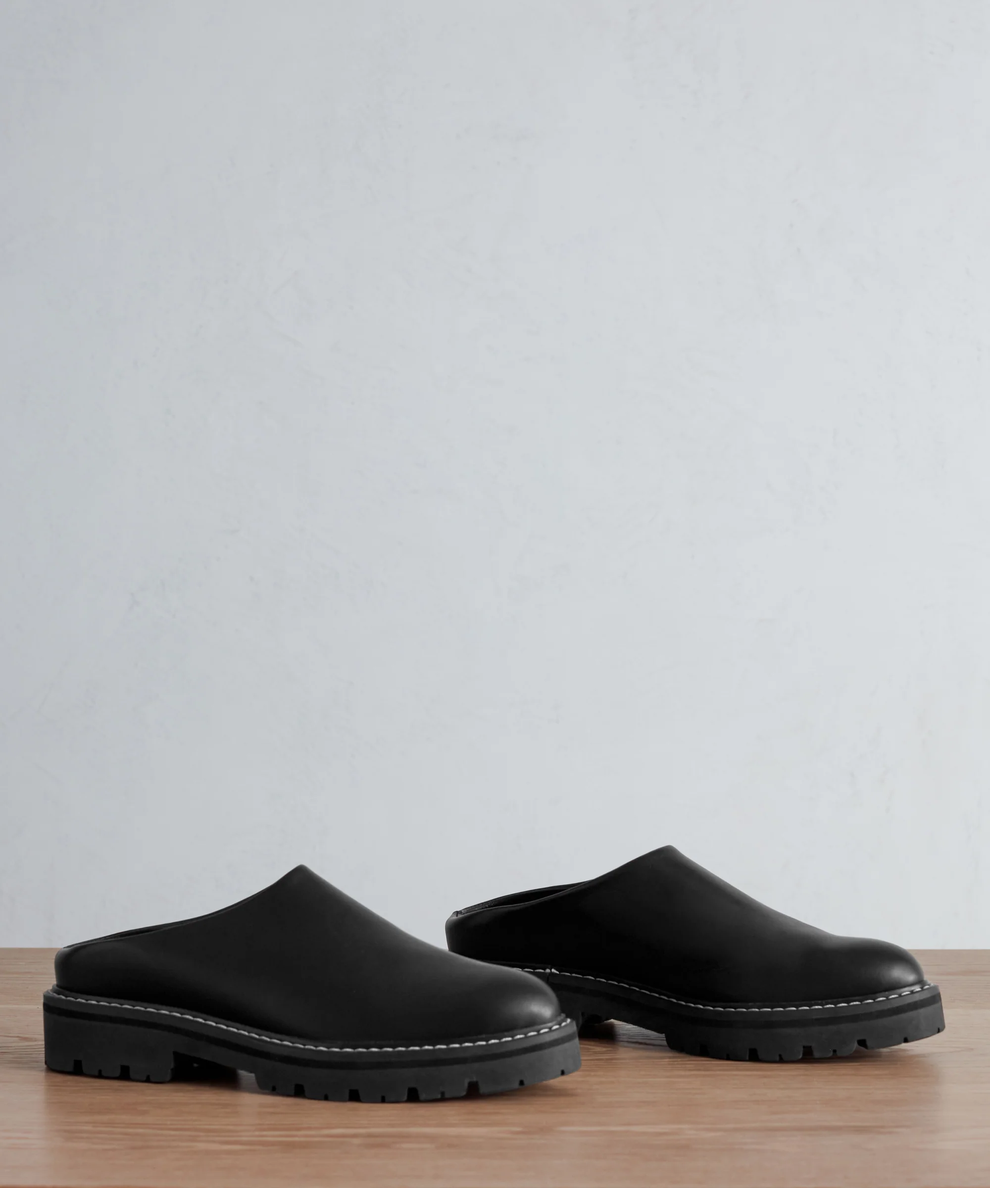 Leather Lug Mule - Image 3