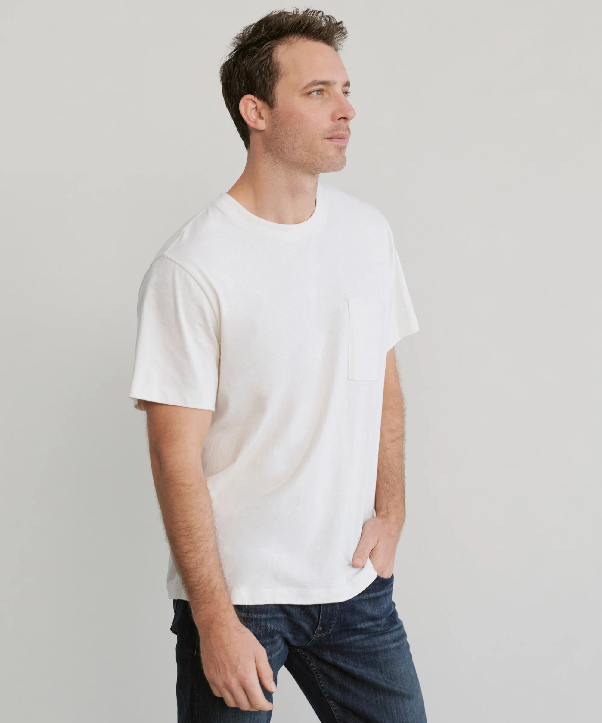 Men's Vintage Pocket Tee - Image 3
