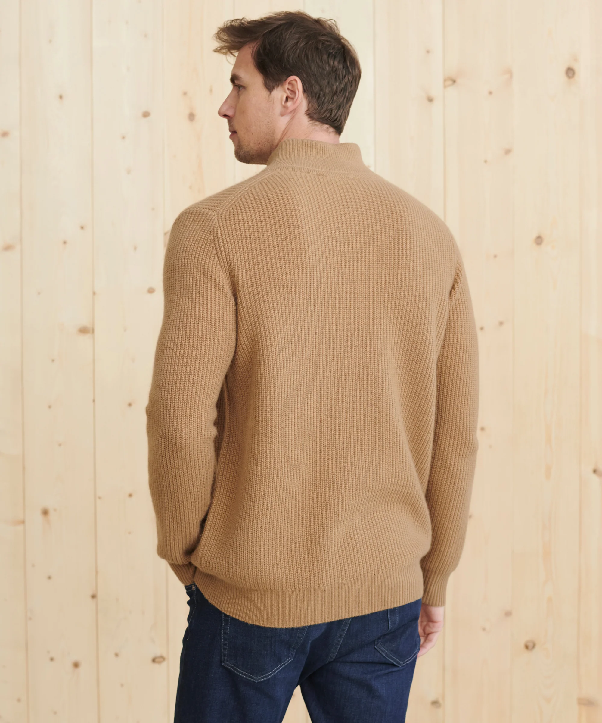 Men's Wool Half Zip - Image 4