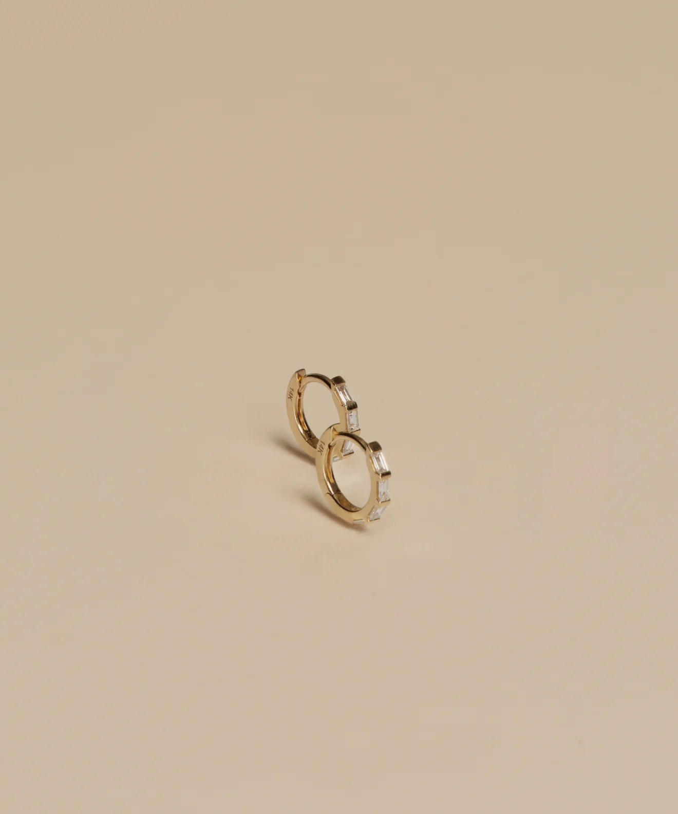 Merit Baguette Hoops - Image 4