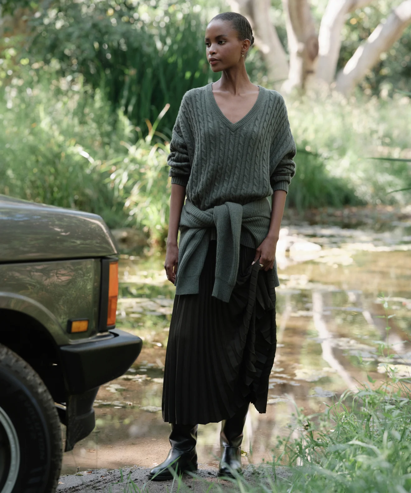 Nell V-Neck Sweater - Image 2