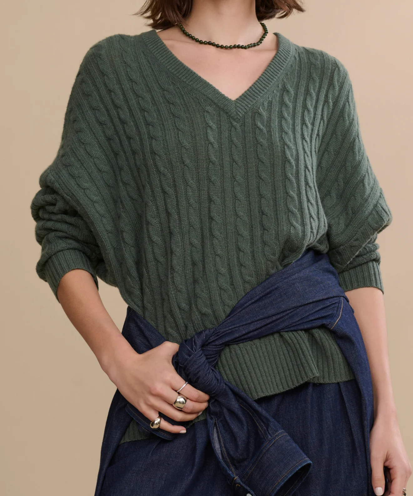 Nell V-Neck Sweater - Image 8