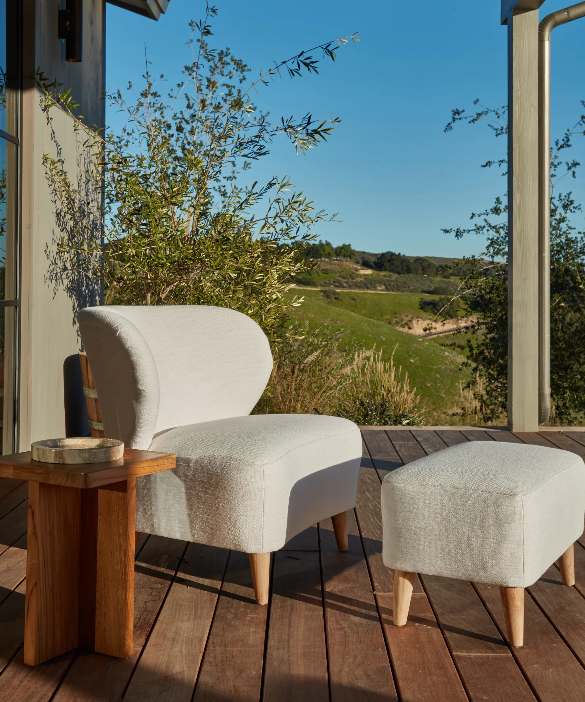 Outdoor Brentwood Ottoman - Image 3