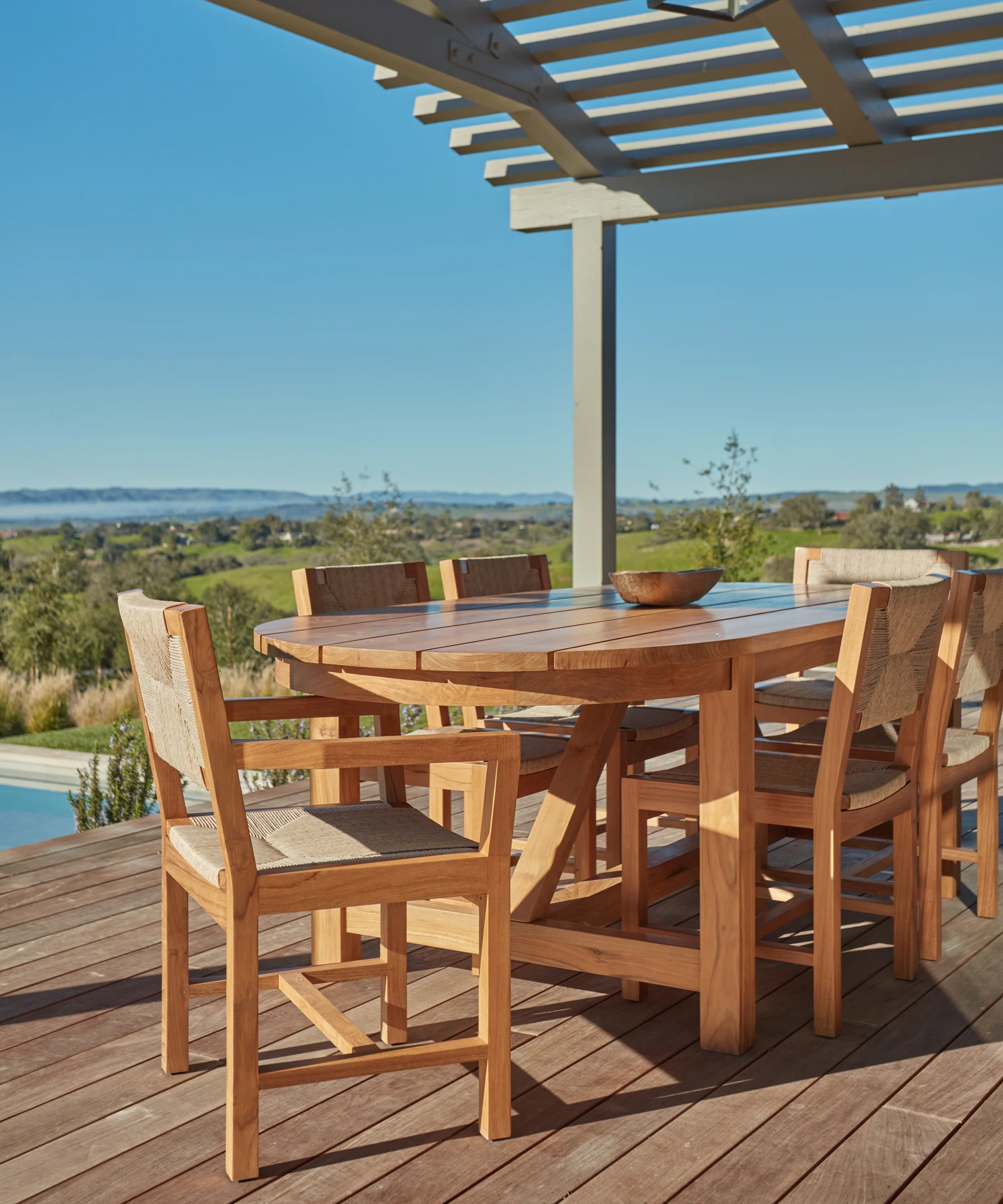 Outdoor Montecito Oval Dining Table - Image 4