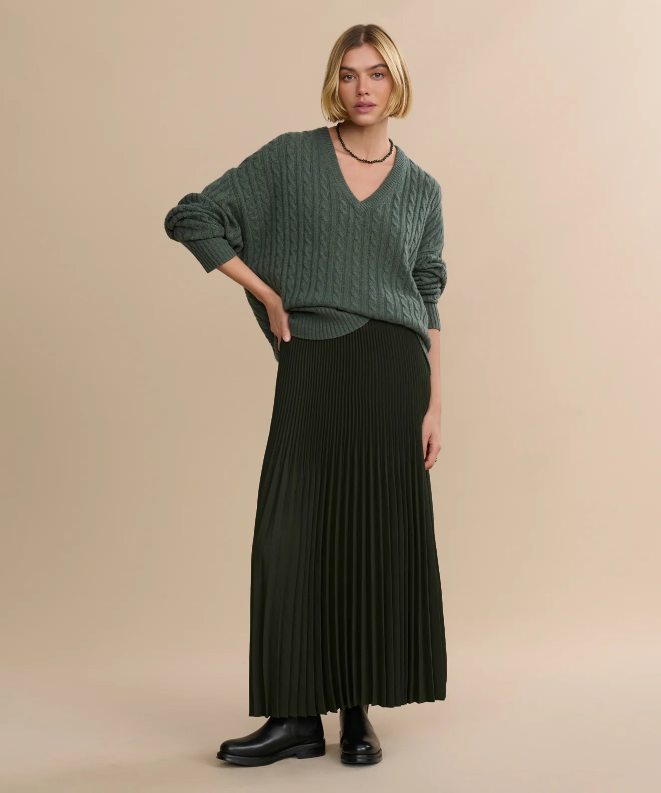 Pleated Skirt