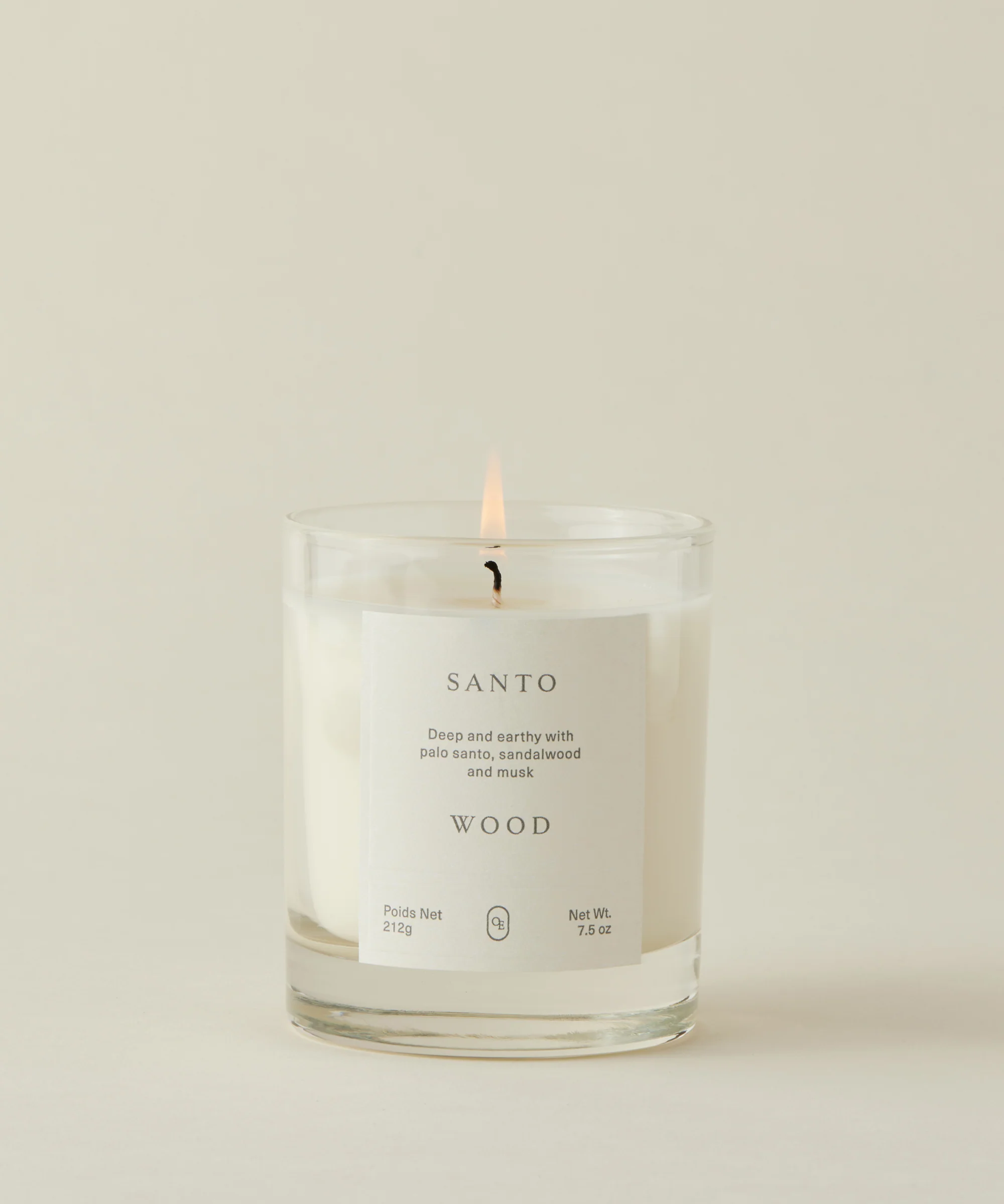 Santo Wood Candle