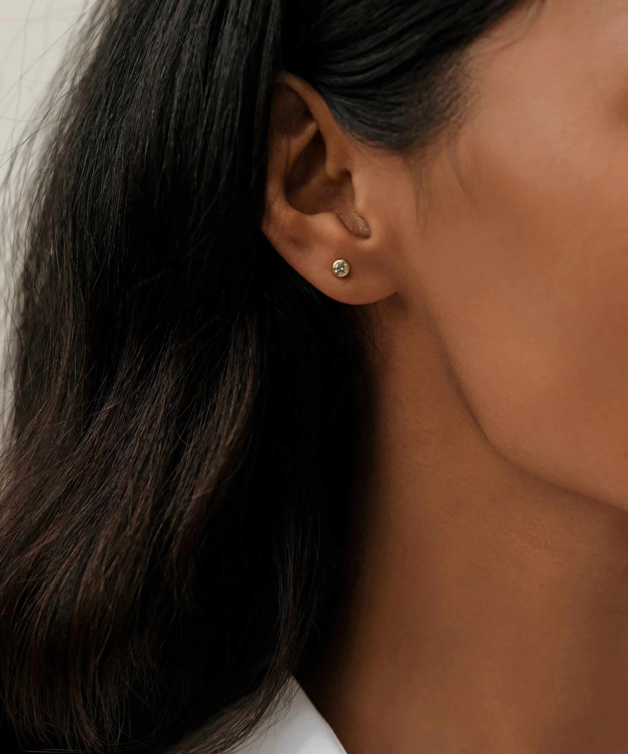 Stevie Grey Diamond Studs - Image 2