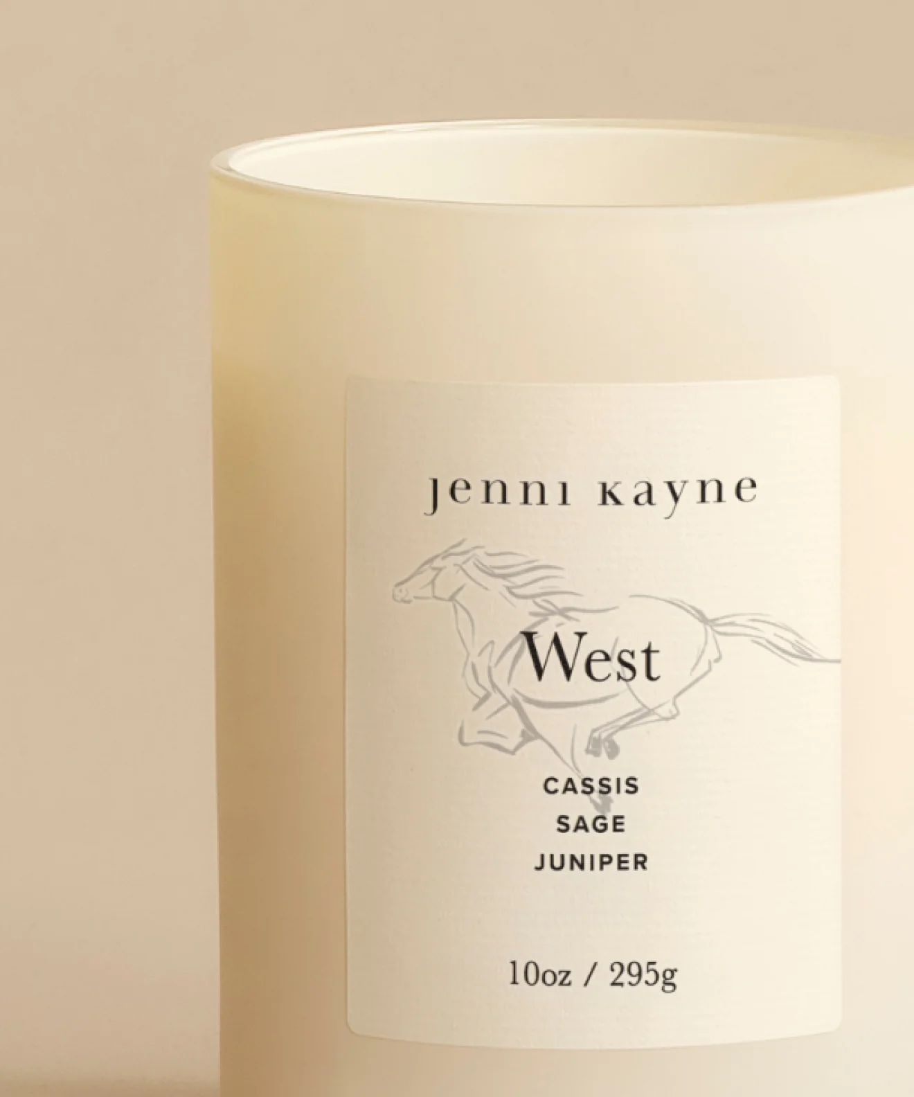 West Glass Candle - Image 2